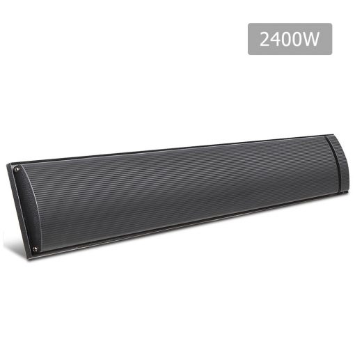 Devanti 2400W Electric Heater Panel - Black