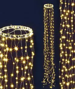 Jingle Jollys 3M Christmas Curtain Fairy Lights String 480 LED Party Wedding
