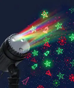 Jingle Jollys Moving LED Lights Laser Projector Landscape Lamp Christmas Decor