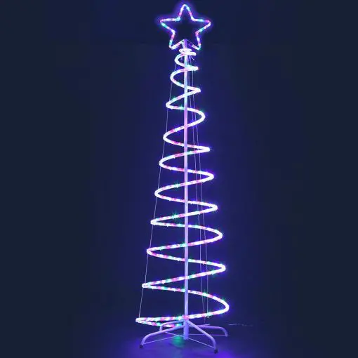 Jingle Jollys Christmas LED Motif Light 1.88M Tree Waterproof Colourful