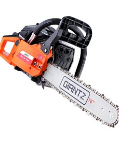 GIANTZ 45CC Petrol Commercial Chainsaw Chain Saw Bar E-Start Black