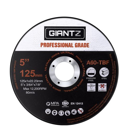 Giantz 100 x 5" Cutting Disc 125mm Metal Cut Off Wheel Angle Grinder Thin Steel