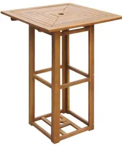 vidaXL Bistro Table 75x75x110 cm Solid Acacia Wood