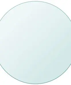 vidaXL Table Top Tempered Glass Round 300 mm
