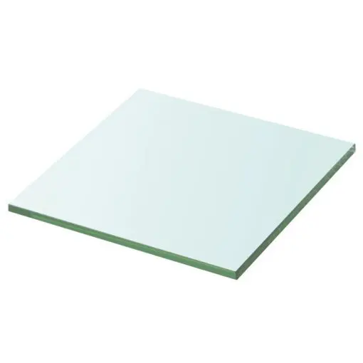 vidaXL Shelf Panel Glass Clear 20×20 cm