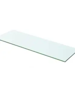 vidaXL Shelf Panel Glass Clear 60×15 cm