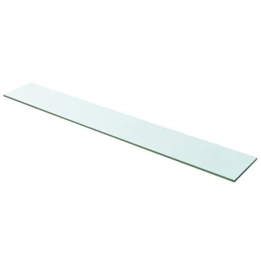 vidaXL Shelf Panel Glass Clear 100×15 cm