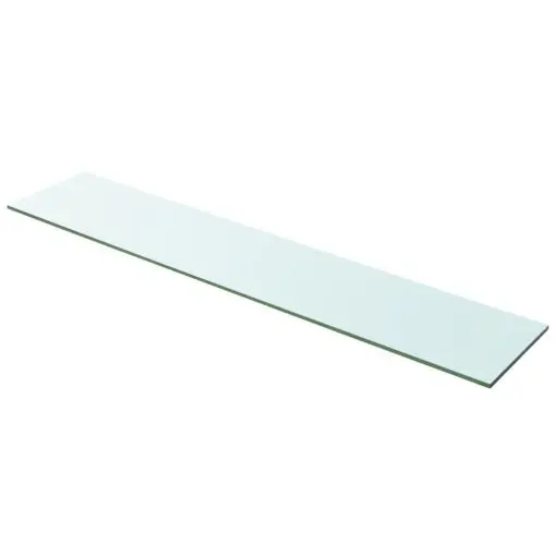vidaXL Shelf Panel Glass Clear 100×20 cm