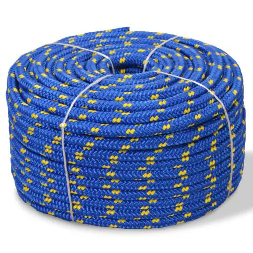 vidaXL Marine Rope Polypropylene 6 mm 100 m Blue