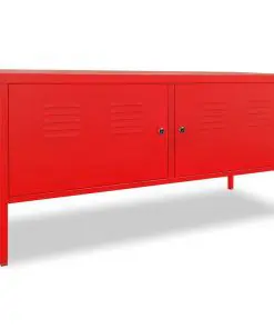 vidaXL TV Cabinet 118x40x60 cm Red
