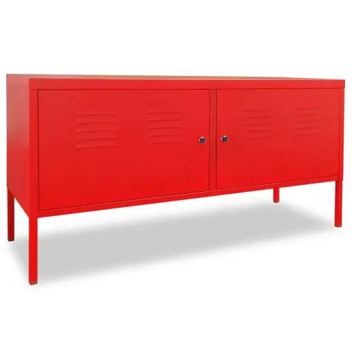 vidaXL TV Cabinet 118x40x60 cm Red