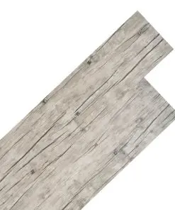 vidaXL PVC Flooring Planks 5.26 m² 2 mm Oak Washed