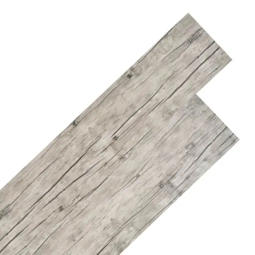 vidaXL PVC Flooring Planks 5.26 m² 2 mm Oak Washed
