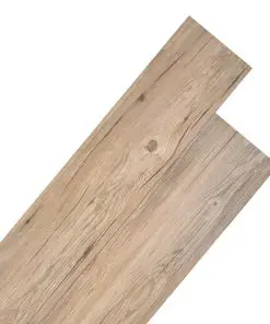vidaXL PVC Flooring Planks 5.26 m² 2 mm Oak Brown