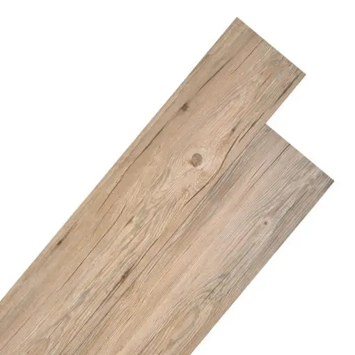 vidaXL PVC Flooring Planks 5.26 m² 2 mm Oak Brown