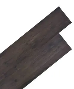 vidaXL PVC Flooring Planks 5.26 m² 2 mm Oak Dark Grey