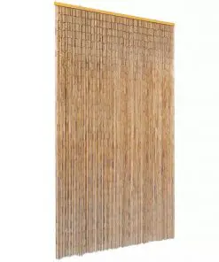 vidaXL Insect Door Curtain Bamboo 120×220 cm