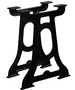 vidaXL Dining Table Legs 2 pcs Y-Frame Cast Iron