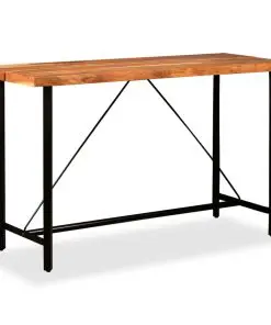 vidaXL Bar Table 180x70x107 cm Solid Acacia Wood