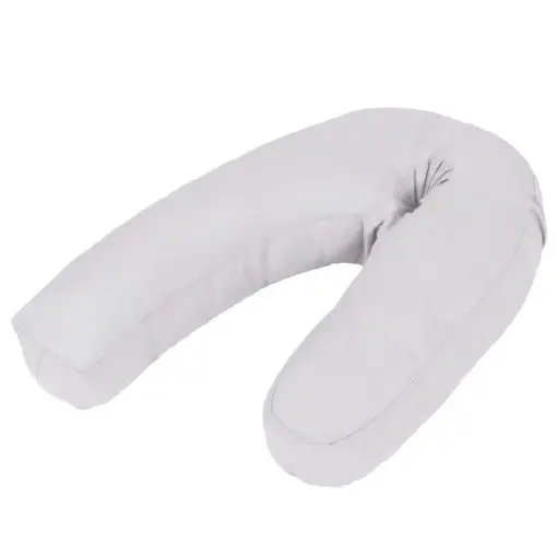 vidaXL Pregnancy Pillow J-Shaped 54×43 cm Grey