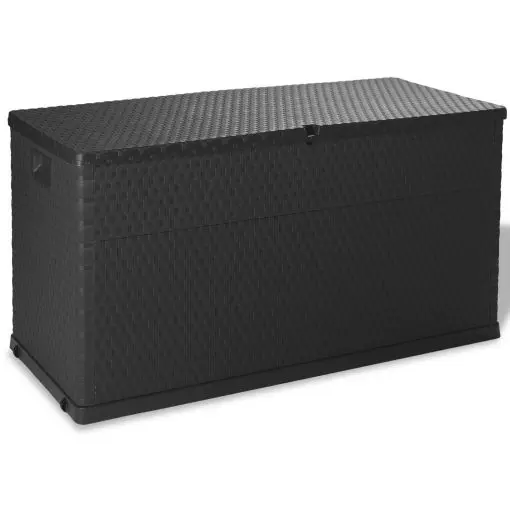 vidaXL Garden Storage Box Anthracite 120x56x63 cm