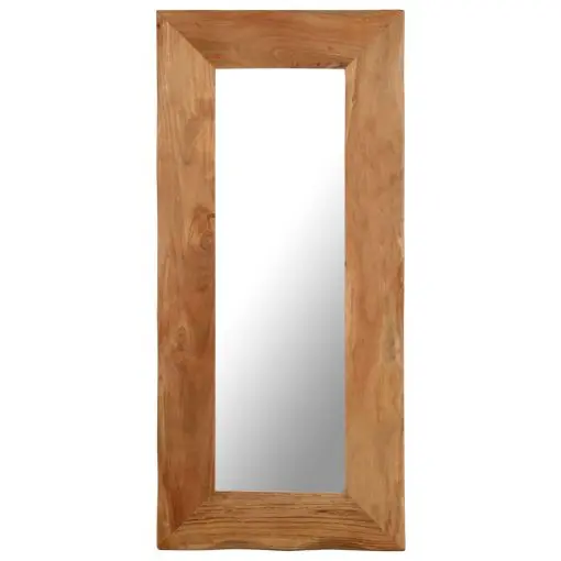 vidaXL Cosmetic Mirror 50×110 cm Solid Acacia Wood