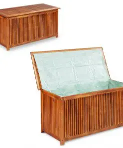 vidaXL Garden Storage Box 150x50x58 cm Solid Acacia Wood