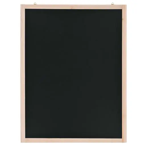 vidaXL Wall-Mounted Blackboard Cedar Wood 60×80 cm