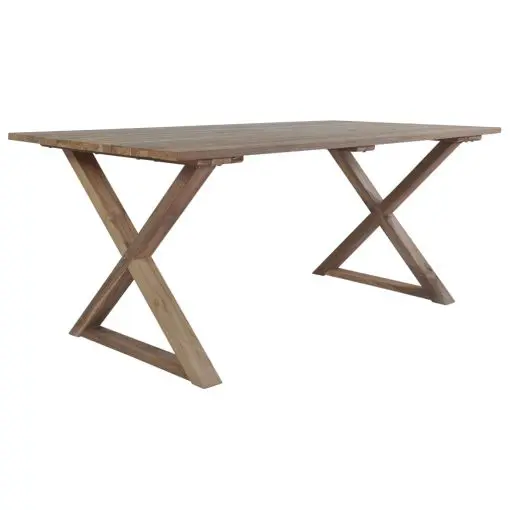 vidaXL Garden Table 180x90x76 cm Solid Reclaimed Teak Wood