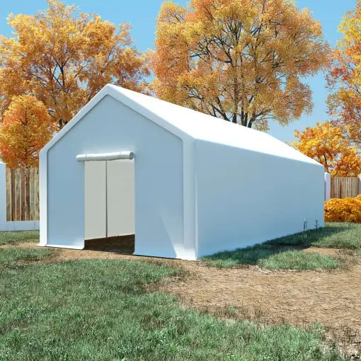 vidaXL Storage Tent PE 4×8 m White