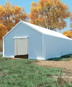 vidaXL Storage Tent PE 5×10 m White