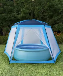 vidaXL Pool Tent Fabric 590x520x250 cm Blue