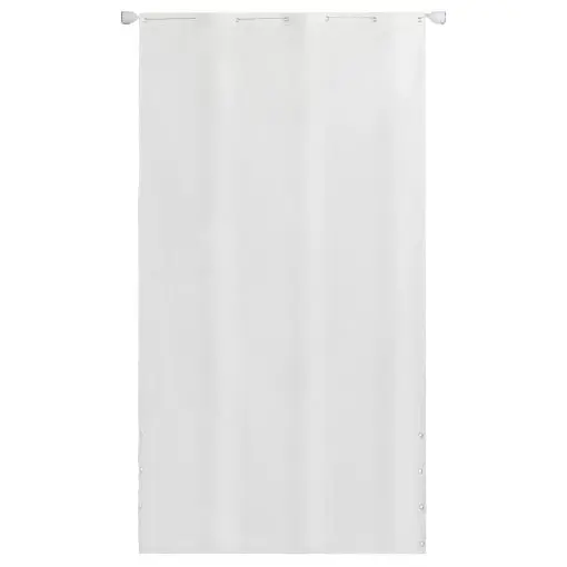 vidaXL Balcony Screen Oxford Fabric 140 x 240 cm White