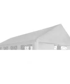 vidaXL Party Tent Roof 3 x 4 m White