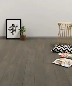 vidaXL Self-adhesive Flooring Planks 4.46 m² 3 mm PVC Grey and Brown