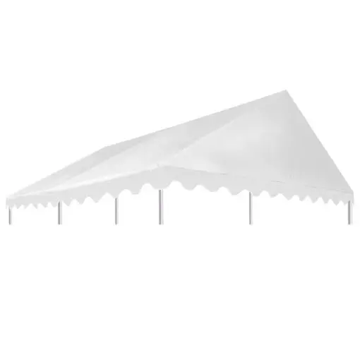 vidaXL Gazebo Top Cover PVC 500 g/m² 3×4 m White
