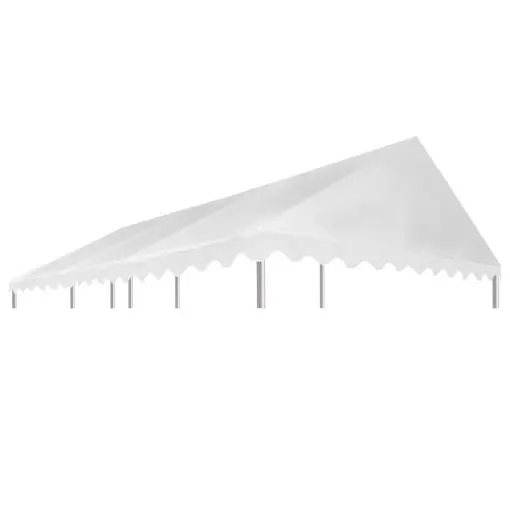 vidaXL Gazebo Top Cover PVC 500 g/m² 3×6 m White