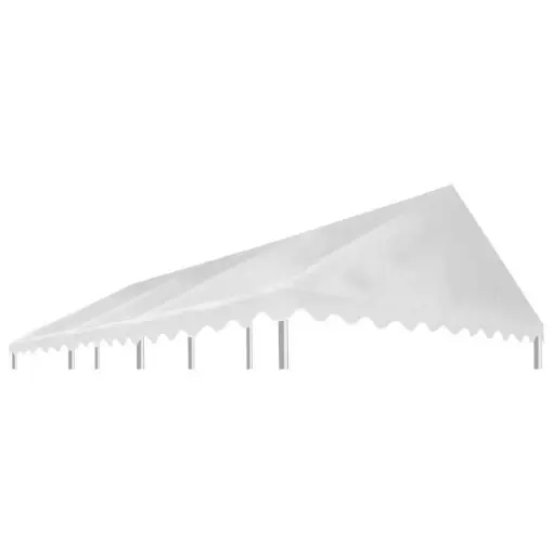 vidaXL Gazebo Top Cover PVC 500 g/m² 6×4 m White