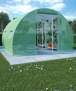 vidaXL Greenhouse with Steel Foundation 9m² 300x300x200 cm
