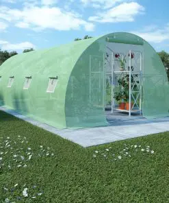 vidaXL Greenhouse with Steel Foundation 18m² 600x300x200 cm