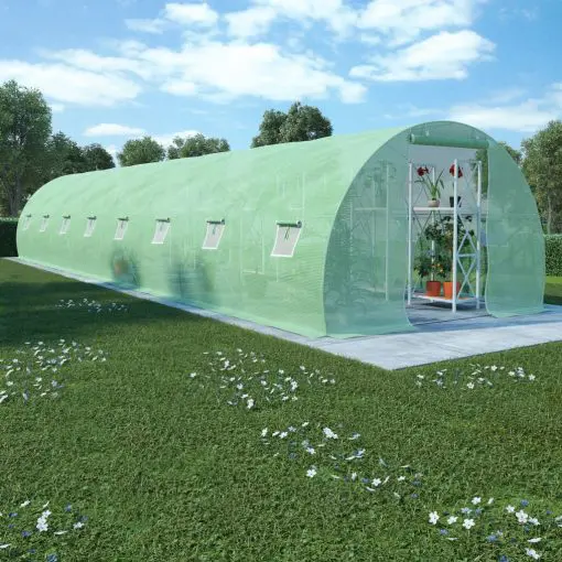 vidaXL Greenhouse with Steel Foundation 36m² 1200x300x200 cm