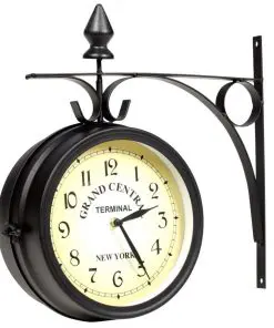 vidaXL Two-sided Wall Clock 20 cm