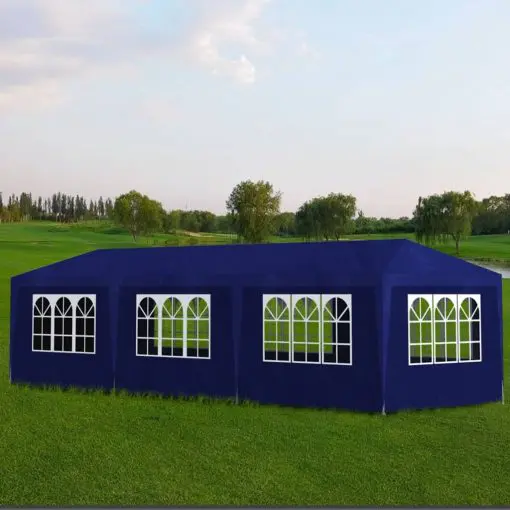 vidaXL Party Tent 3×9 m Blue