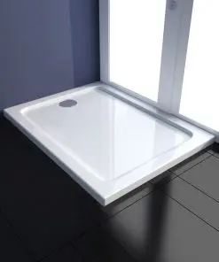 vidaXL Rectangular ABS Shower Base Tray 70 x 90 cm