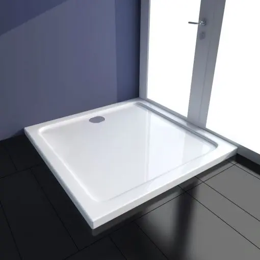 vidaXL Square ABS Shower Base Tray 90 x 90 cm