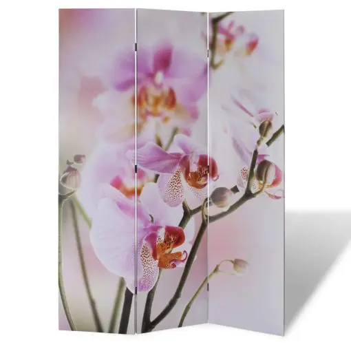 vidaXL Folding Room Divider Print 120 x 170 Flower