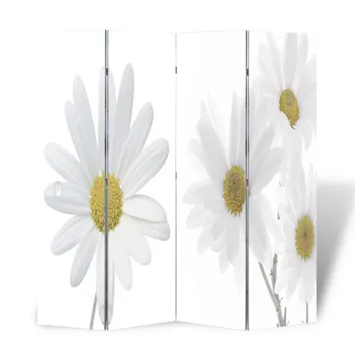 vidaXL Folding Room Divider Print 160 x 170 Flower