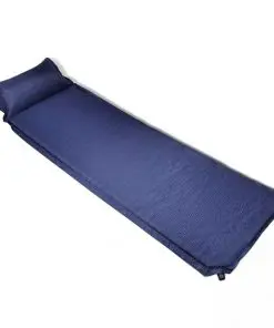 Air Mattress 6 x 66 x 200 CM Blue Pillow Inflatable