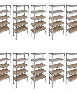 Storage Rack Garage Storage Shelf 10pcs