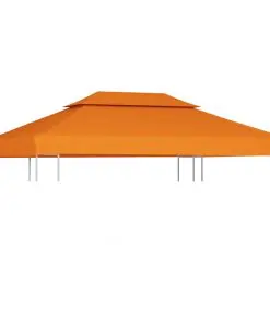 Water-proof Gazebo Cover Canopy 310 g/m² Terracotta 3 x 4 m